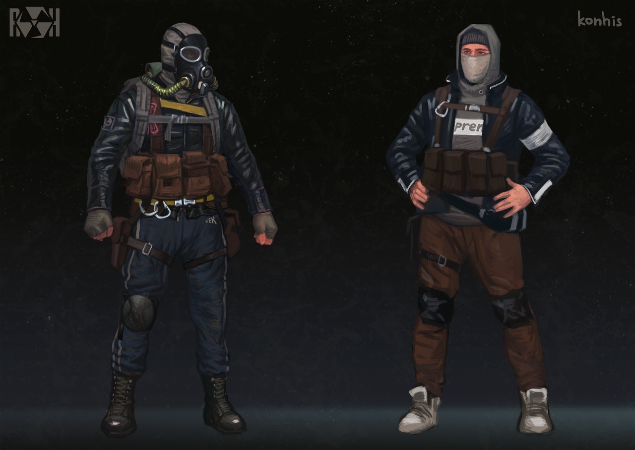 Ray Of Hope, character concepts. - Ray of Hope, Stalker, Development of, Concept Art, Longpost