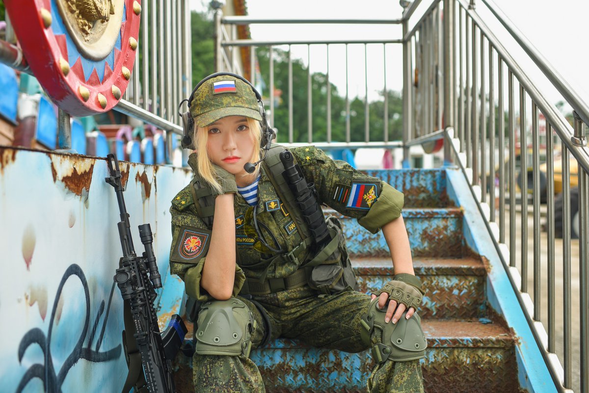 South Korean woman cosplays guys from the 45th OBRSpN - Female cosplay, South Korea, Korean women, GRU Spetsnaz, Cosplay, Longpost