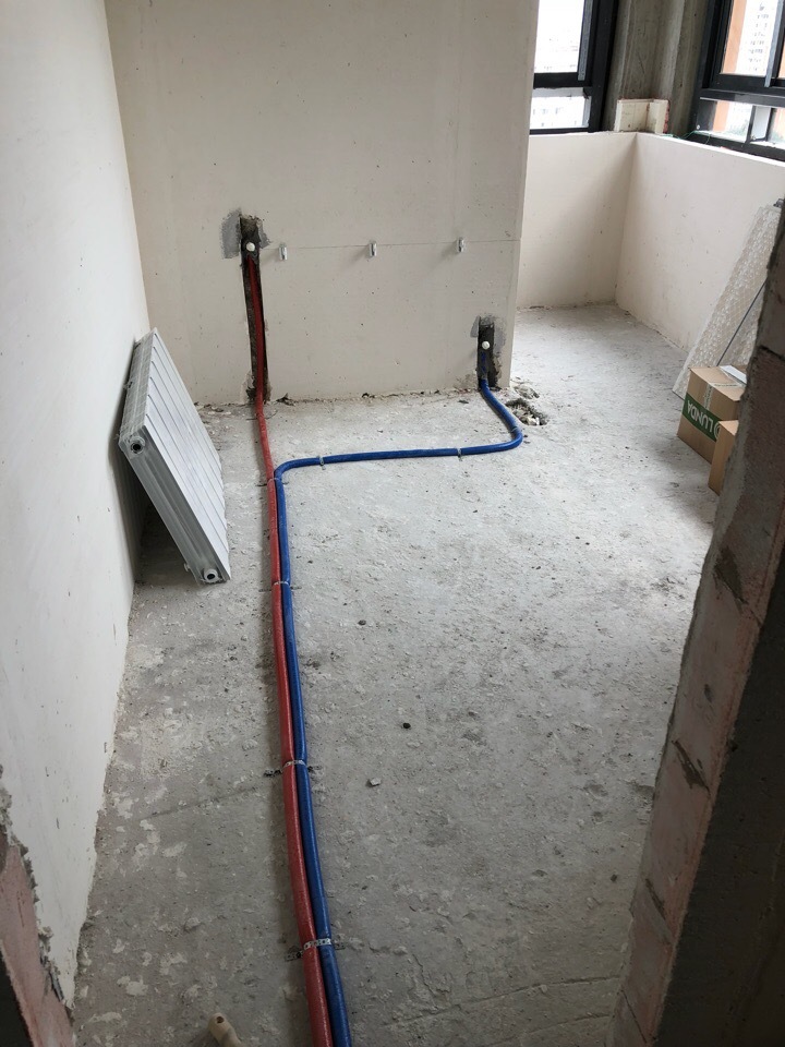 Installation of heating to the apartment - My, Heating, , Longpost