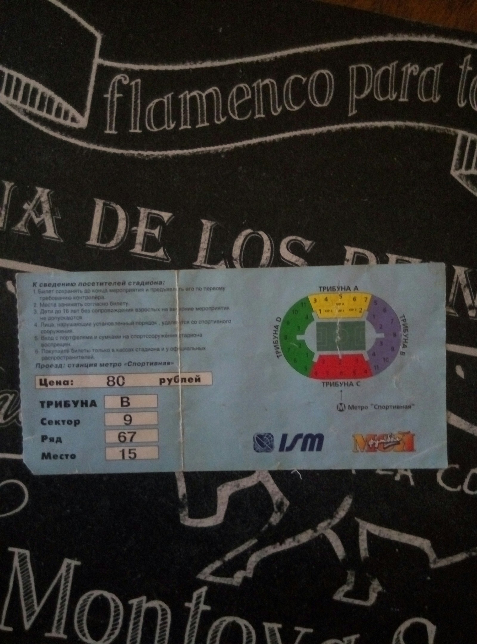 I found a ticket at home. I kept it from that very match, in the Luzhniki, when Filimonov's career went downhill. Almost 18 years have passed. - My, Euro, Match, Shevchenko, We flew by!, Found, Video, Longpost, Alexander Filimonov