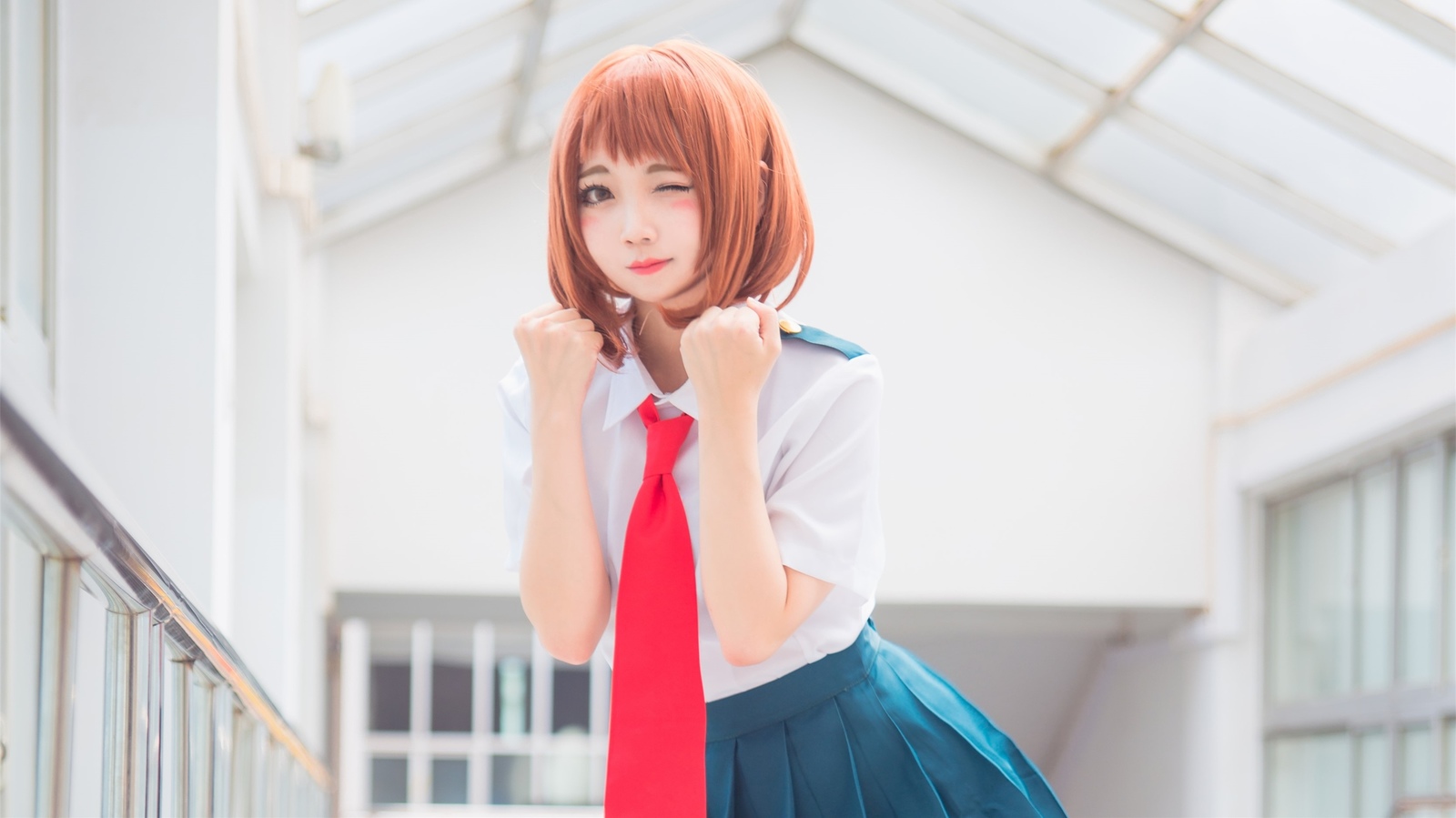 Uraraka Ochako - Косплей, Аниме, Boku no Hero Academia, Uraraka Ochako, Длиннопост