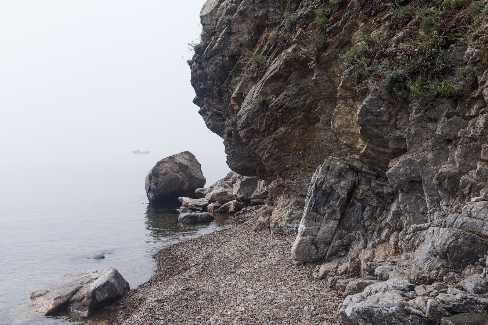 Foggy Baikal - My, Baikal, Lake, Landscape, Nature, The photo, Irkutsk, Novosibirsk, Photographer, Longpost