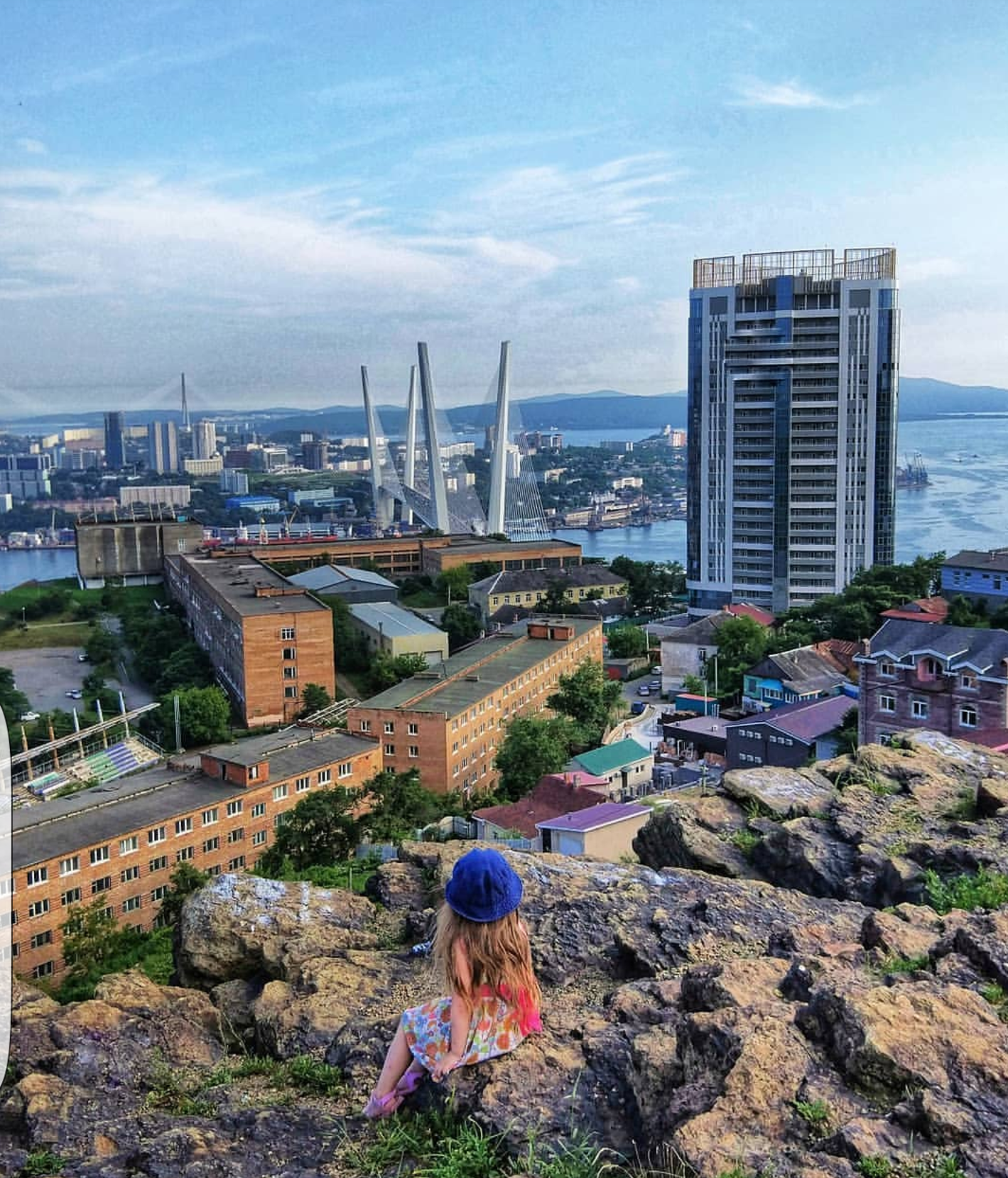 A good day - My, Vladivostok, White Bridges, Childhood, Landscape