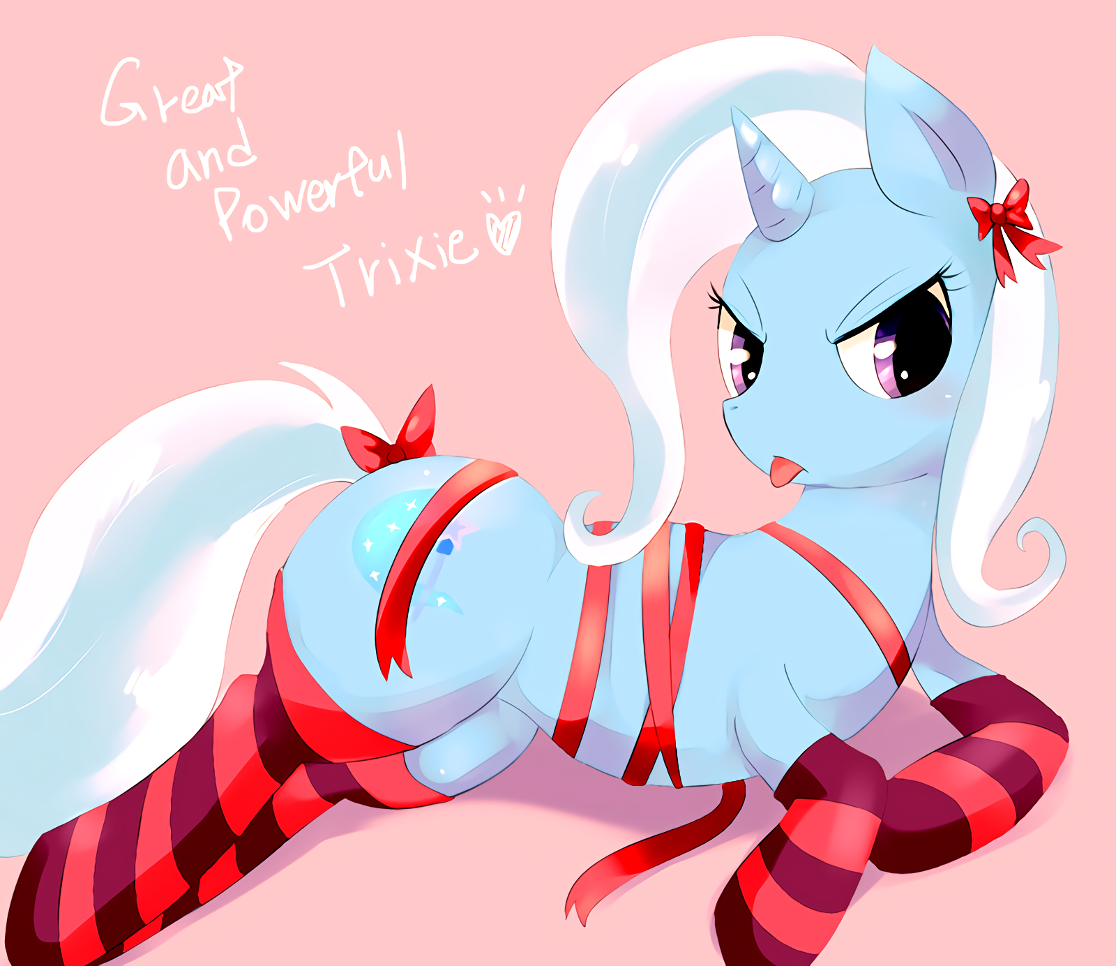 Great and Powerful Present! - Trixie, PonyArt, MLP Edge, MLP Socks, My little pony