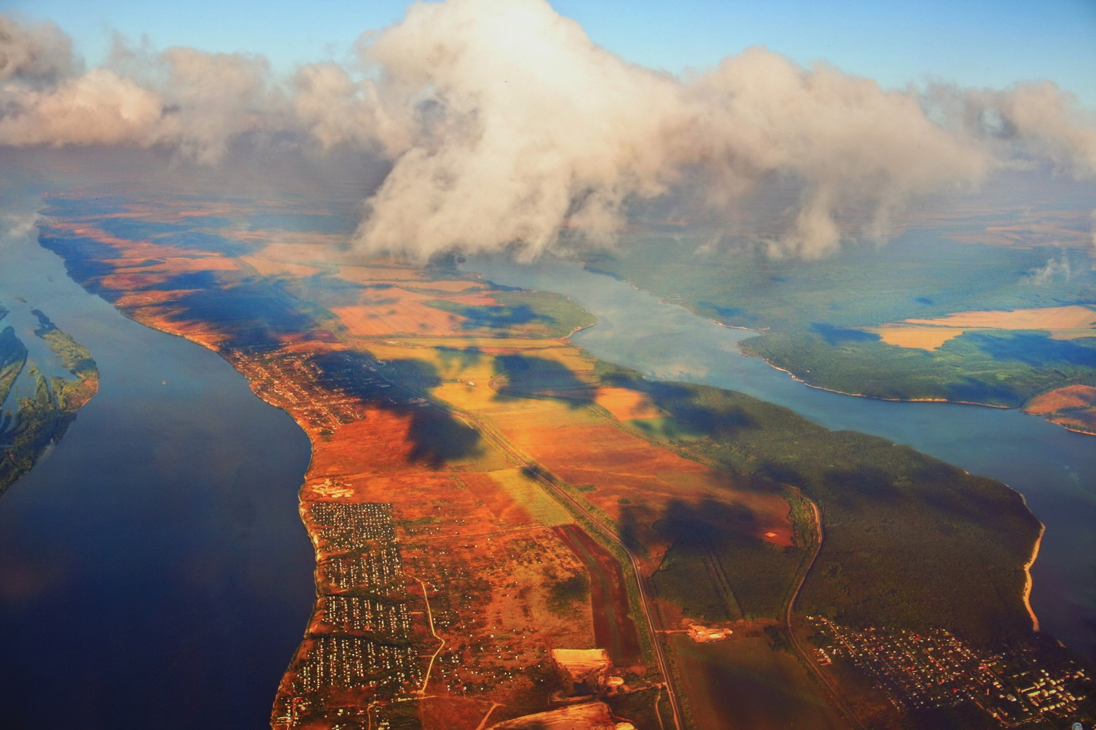 Samarskaya Luka through the eyes of birds - Samarskaya luka, The photo, Repost, Longpost