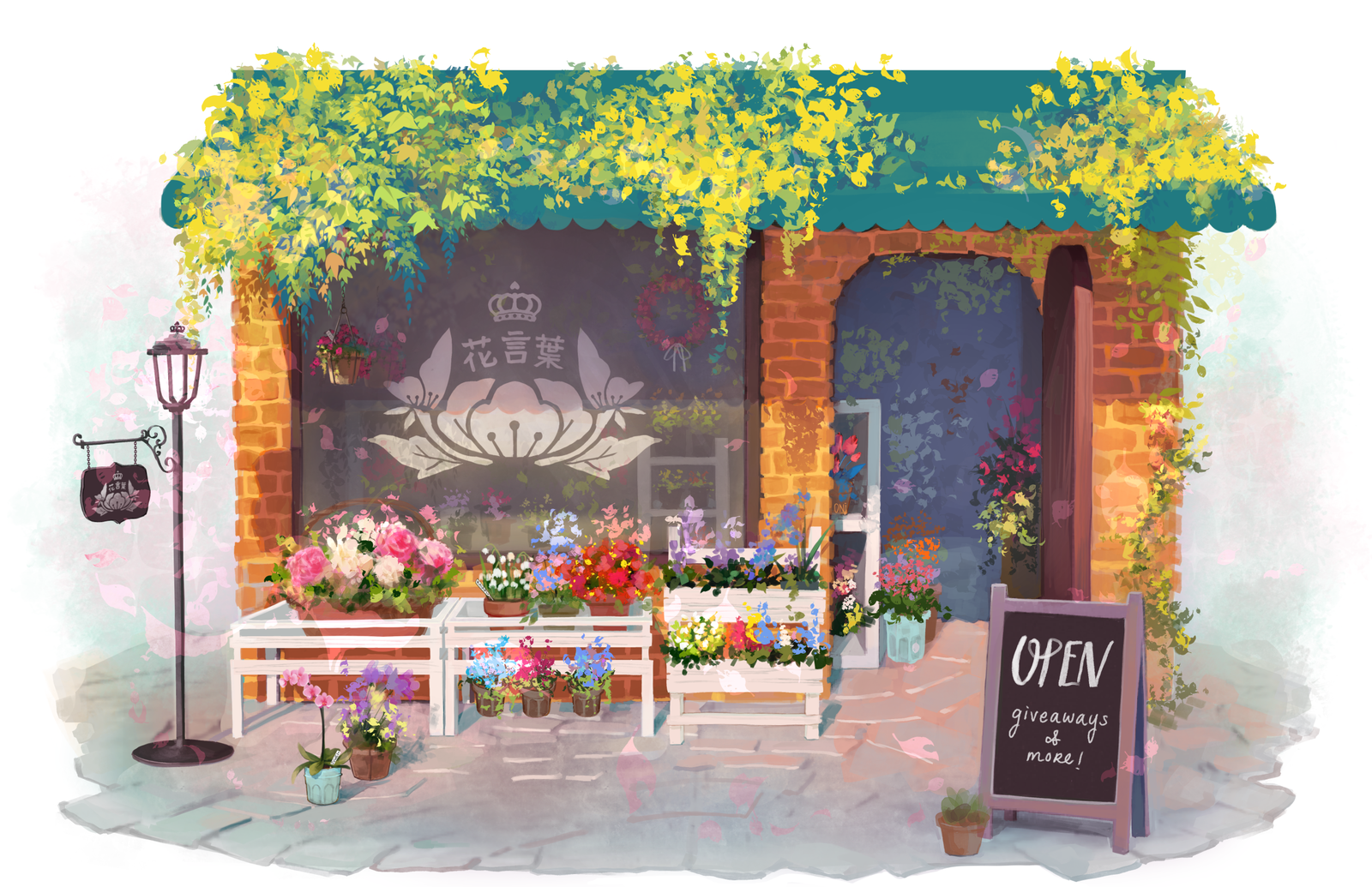 Flower shop - Art, 