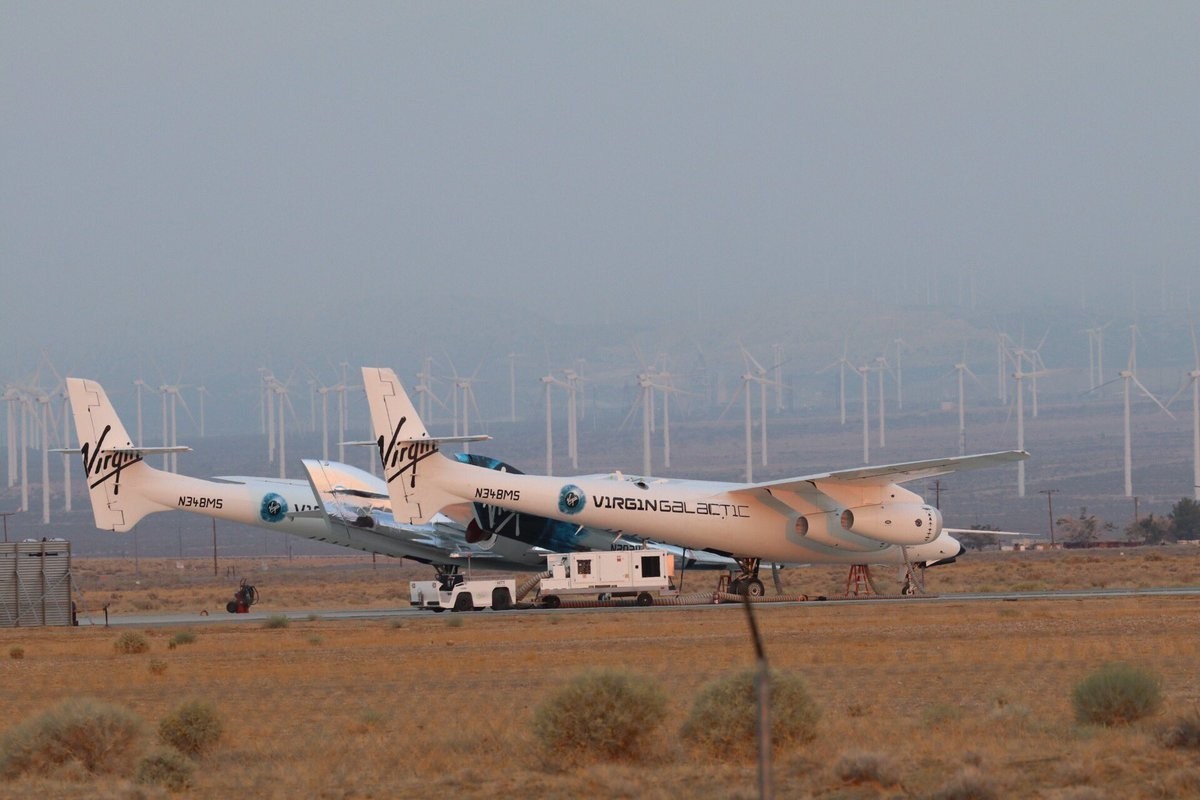 Virgin Galactic made another test flight today - Virgin galactic, Trial, Longpost