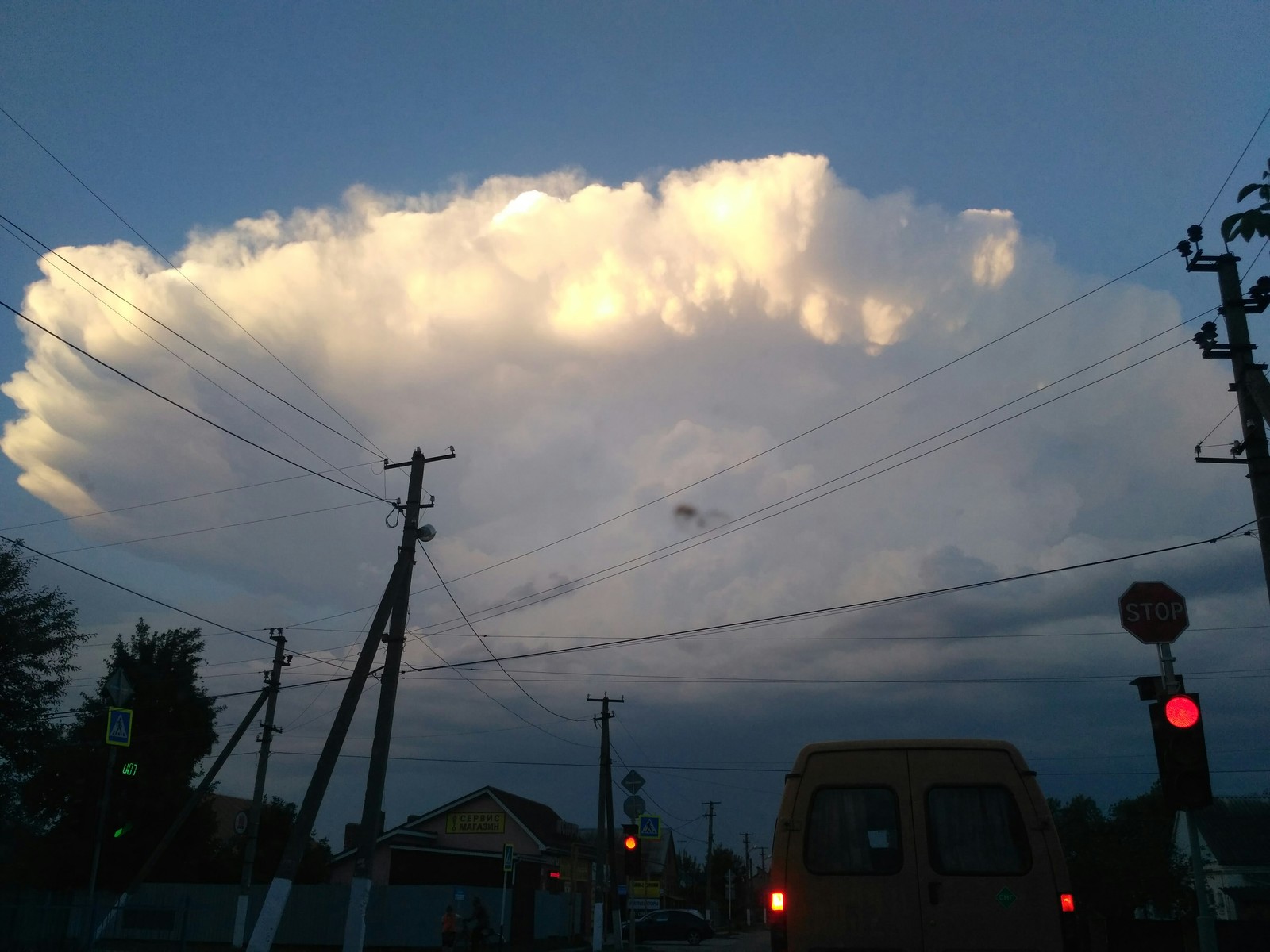 Погода у нас в городе - Моё, Погода, Небо, Фотография