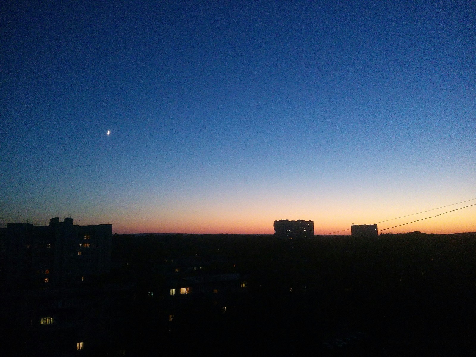 When you don't need more - My, Longpost, Ulyanovsk, View from the window, Sky, Sunset, Clouds, The clouds, The photo