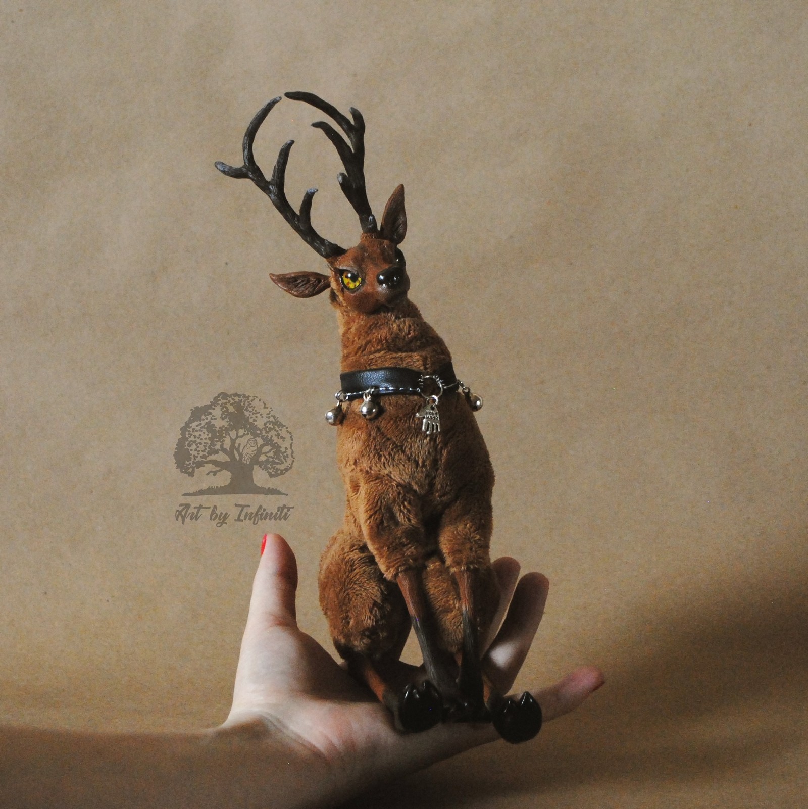 Get your sleigh ready in the summer!) Christmas Reindeer Compilation - My, Deer, Polymer clay, Author's toy, Christmas, New Year, Presents, Longpost, Deer