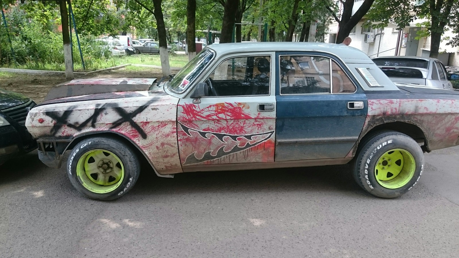 Something driving around the streets of Krasnodar... - My, , Something, Blood from the eyes