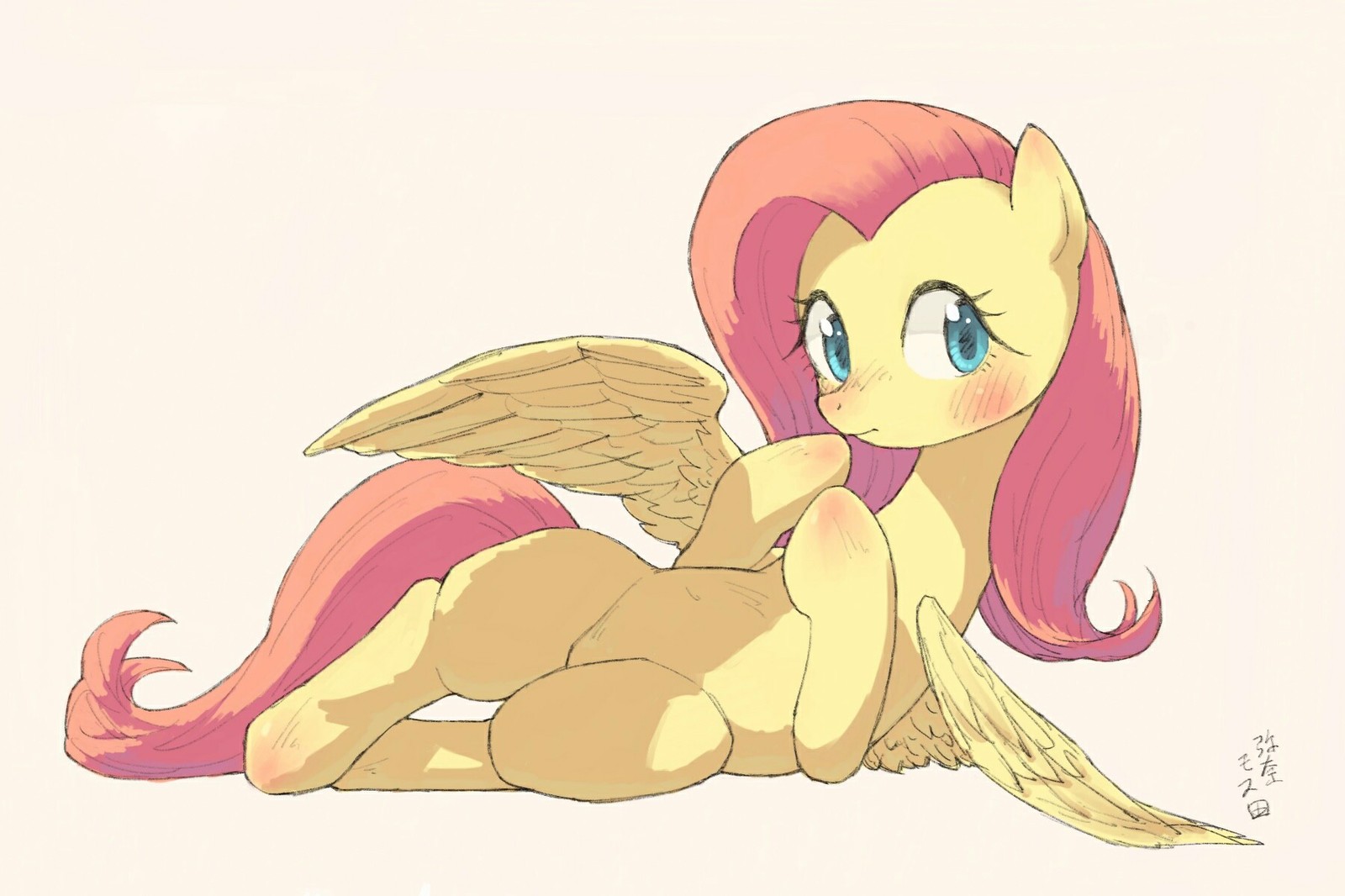 Youre beautiful its true - My little pony, PonyArt, Fluttershy, Yanamosuda