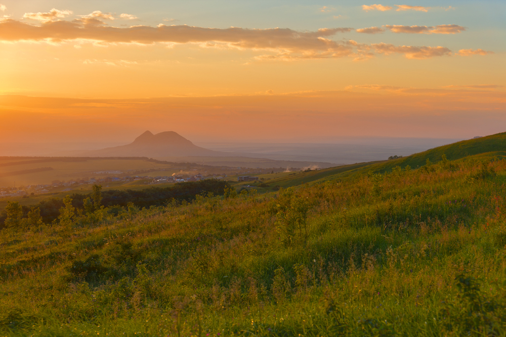 About summer sunsets - My, Summer, Sunset, The mountains, Caucasian Mineral Waters