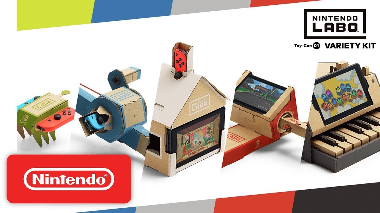 Nintendo продала миллион картонных конструкторов(Nintendo Labo) | Пикабу