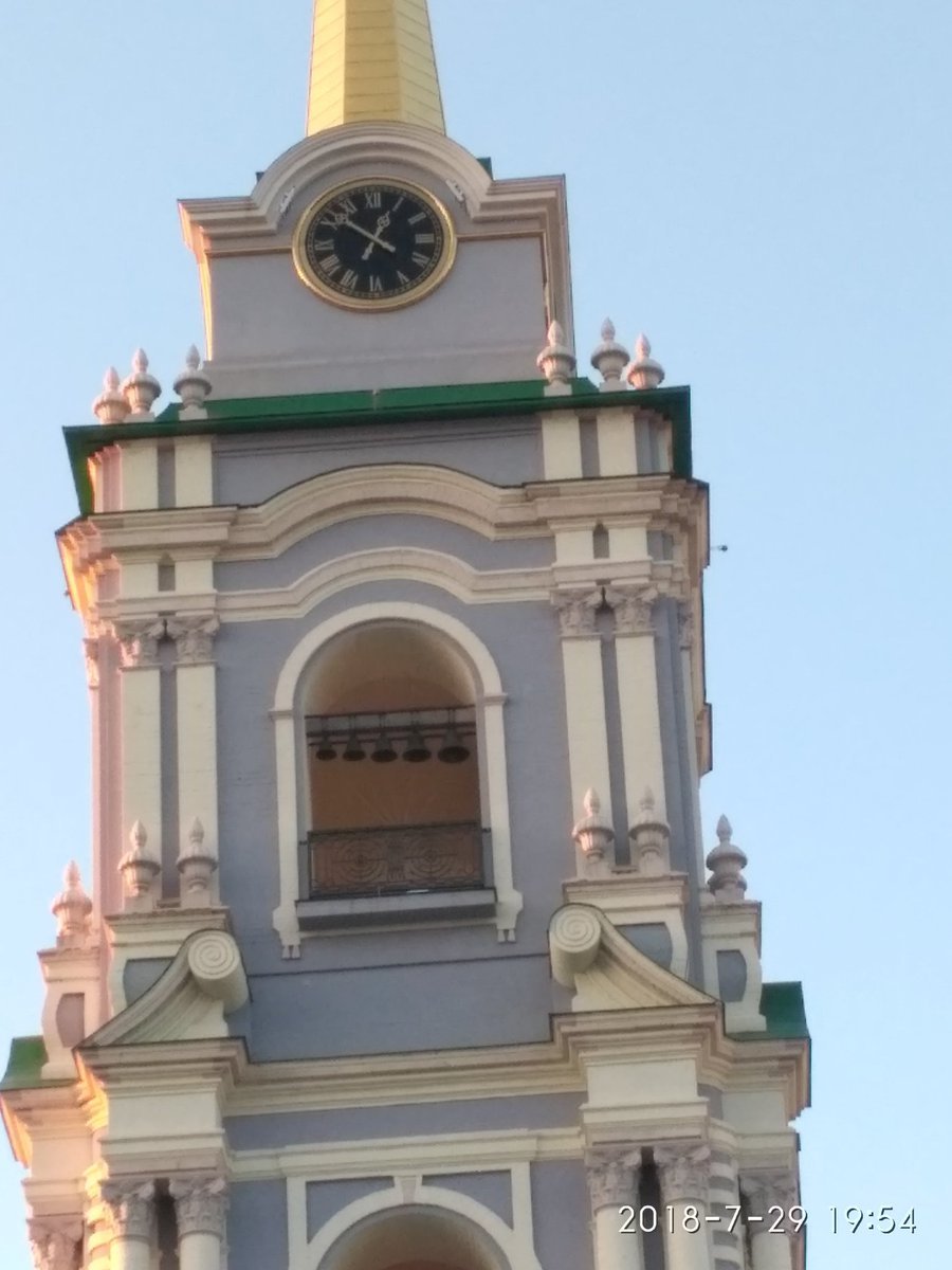 The clock on the bell tower of the Tula Kremlin was struck by lightning - Tula, Clock, Lightning, Hit, Назад в будущее