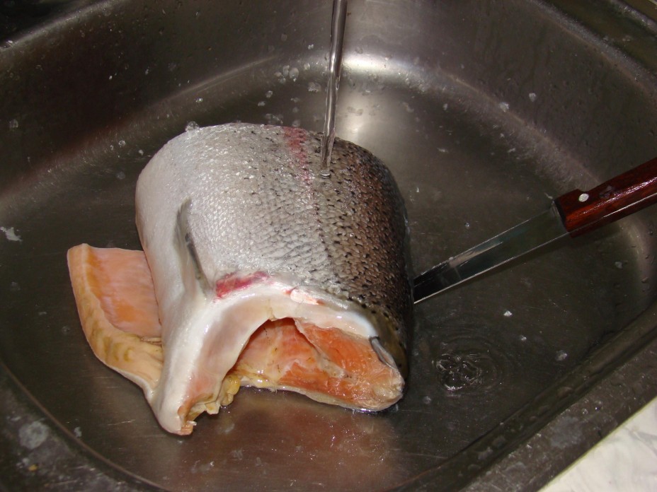 salted trout - Food, Recipe, Cooking, A fish, Salted fish, Trout, Longpost