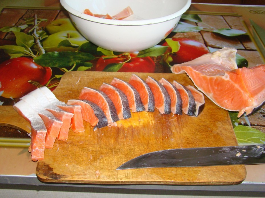 salted trout - Food, Recipe, Cooking, A fish, Salted fish, Trout, Longpost