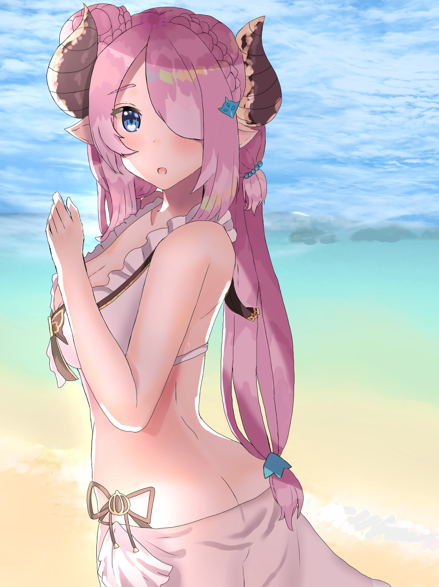 Anime Art - Аниме, Anime Art, Granblue Fantasy, Narmaya, Granblue, Длиннопост