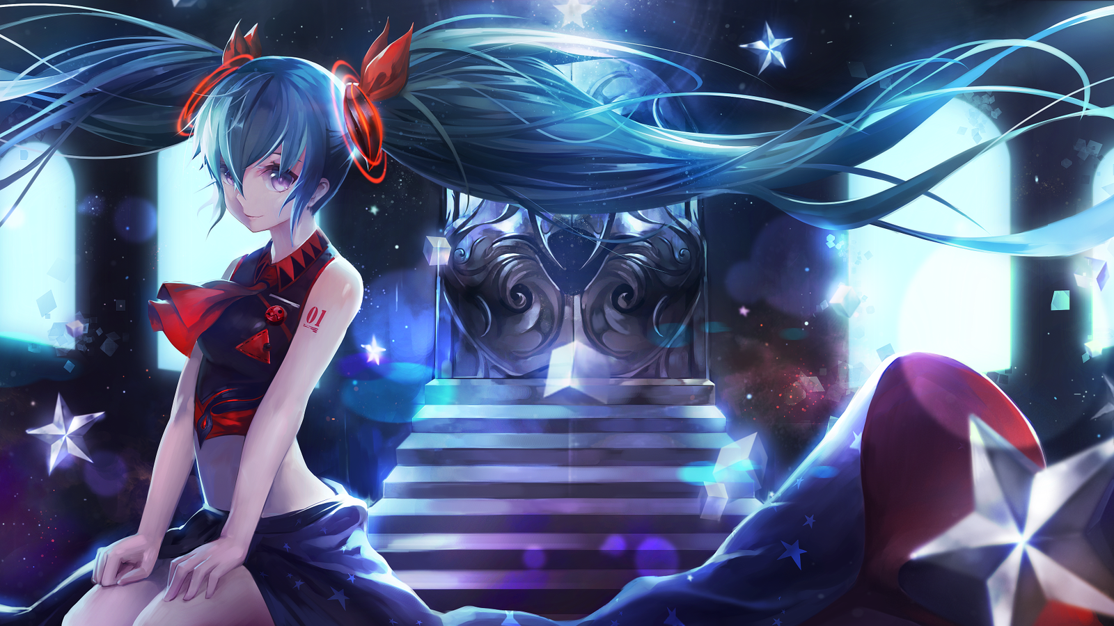 HxxG - Hxxg, Anime Art, Длиннопост, Hatsune Miku, Hong