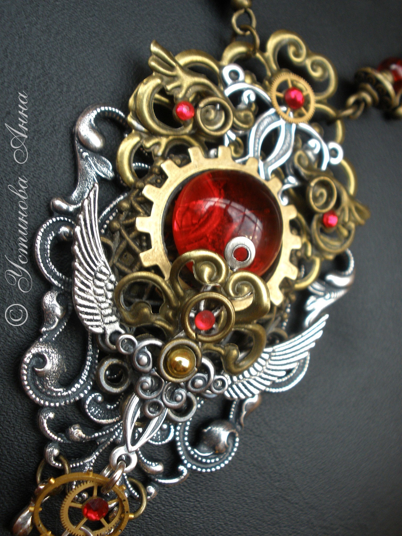 Handmade steampunk decorations - My, No rating, Needlework, Handmade, Steampunk, , Creation, With your own hands, Longpost