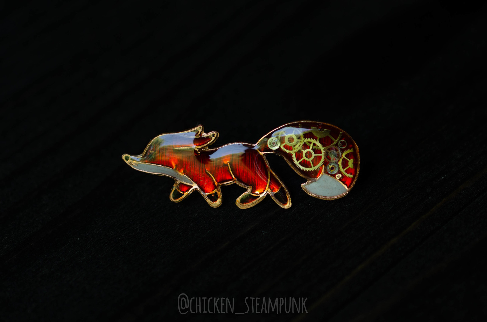 Fox Adventures. Copper brooches - My, Chicken steampunk, Metal products, Handmade, Creation, Needlework, With your own hands, Handmade, Fox, Longpost