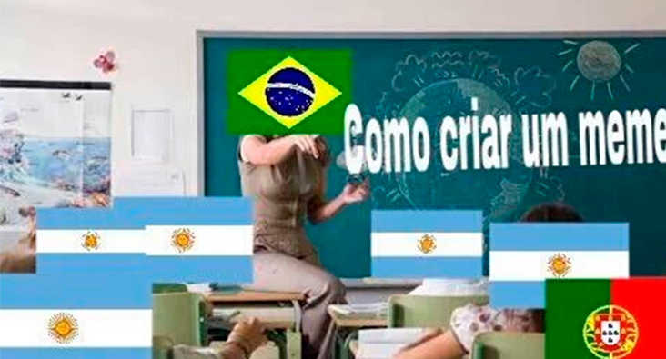 World War I, II and III MEMES: Brazil vs Portugal vs Argentina - My, Brazil, Argentina, Portugal, , Memes, Latin America, Internet, Video, Longpost