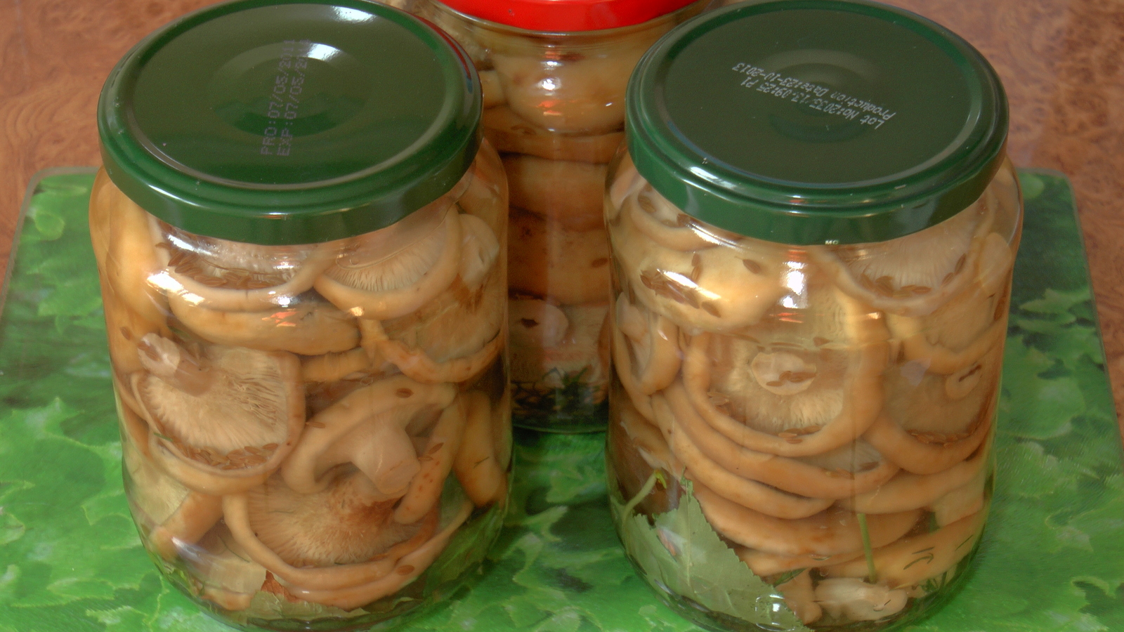 Salting milk mushrooms in a hot way - My, Recipe, , Pickling, Blanks, Con, Video