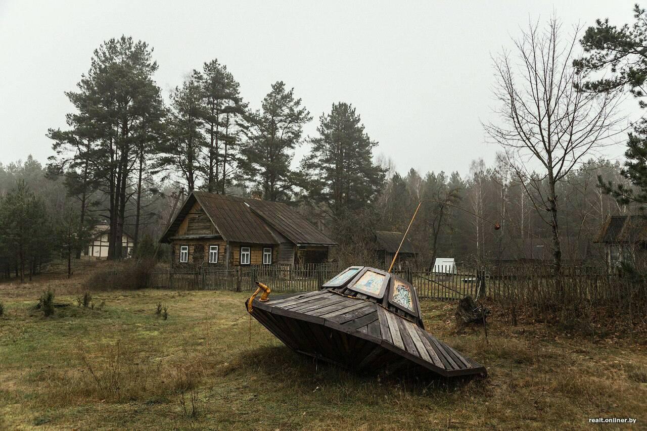 НЛО - Глушь, Тарелка, НЛО, Деревня