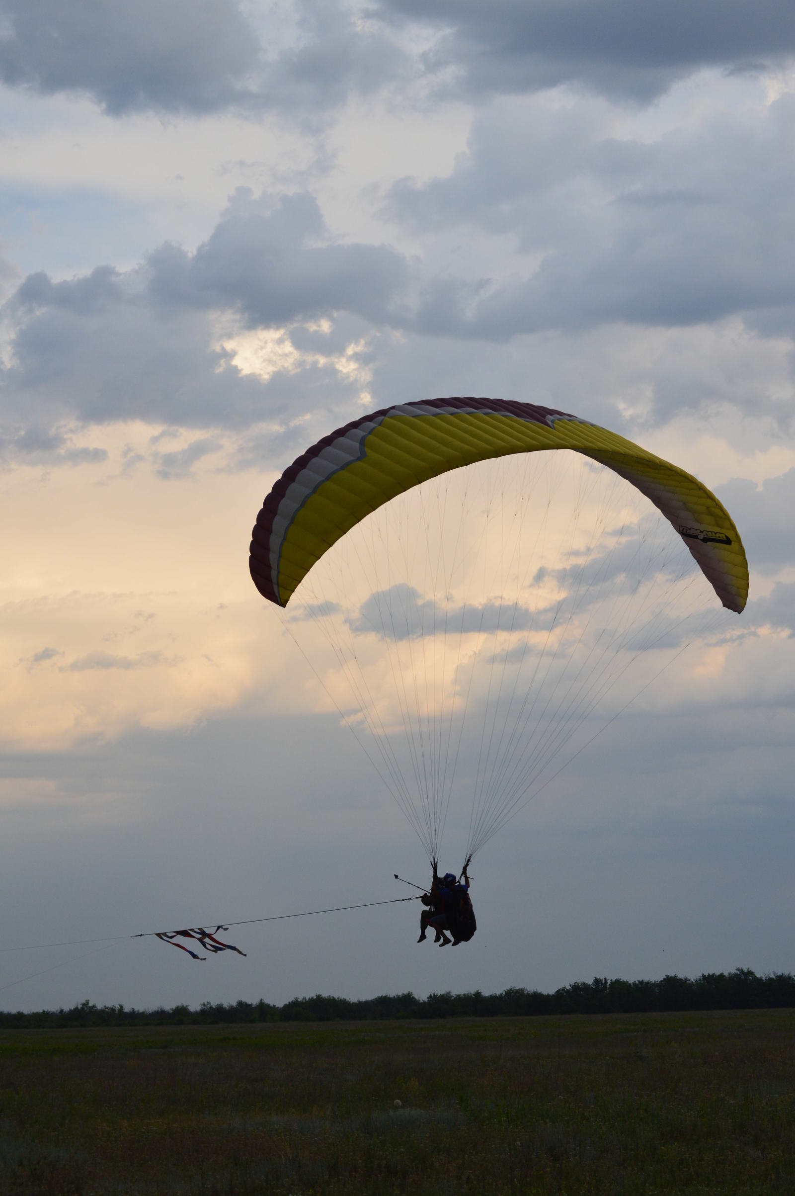 My first paragliding or winch cable break - My, Paragliding, Flight, Extreme, , Longpost