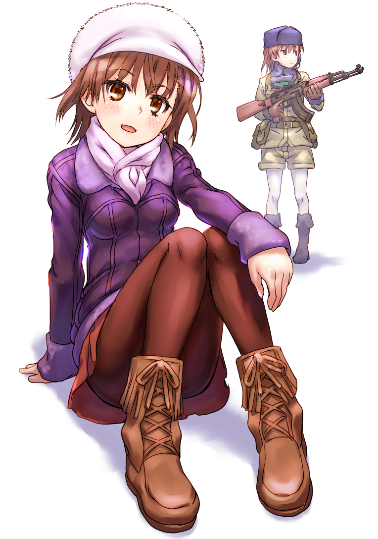 Misaka and Sister - Anime, Anime art, To Aru Majutsu no Index, Misaka mikoto, Misaka Imouto