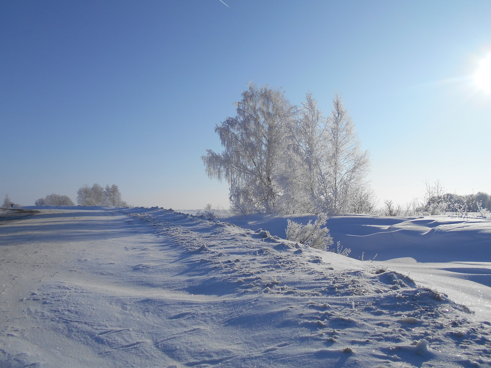 For spring water in a winter fairy tale - My, Winter, Blue Lake, Drive, Road trip, Tula region, Travels, Longpost