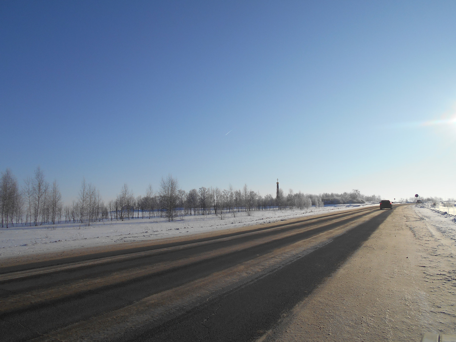 For spring water in a winter fairy tale - My, Winter, Blue Lake, Drive, Road trip, Tula region, Travels, Longpost