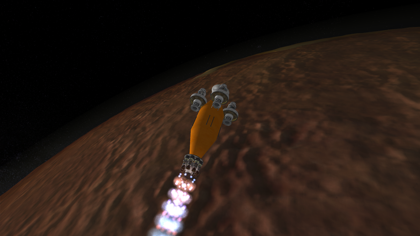 [Kerbal Space Program] [Galileo's Planet Pack] Career #15. Flight to Gratian with probes. - My, Kerbal space program, , How do you like Elon Musk, Longpost, Let-play, Images