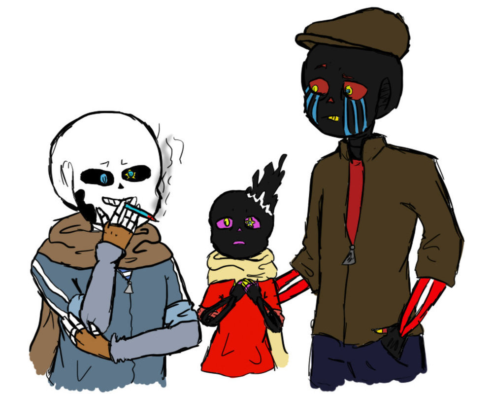 For those who wondered what would happen if you mix the subway and characters from the anti-emptiness (throw me with slippers, I didn’t have to do it) - Undertale, Undertale AU, , Sans, Error!sans, , Shitposting, Longpost