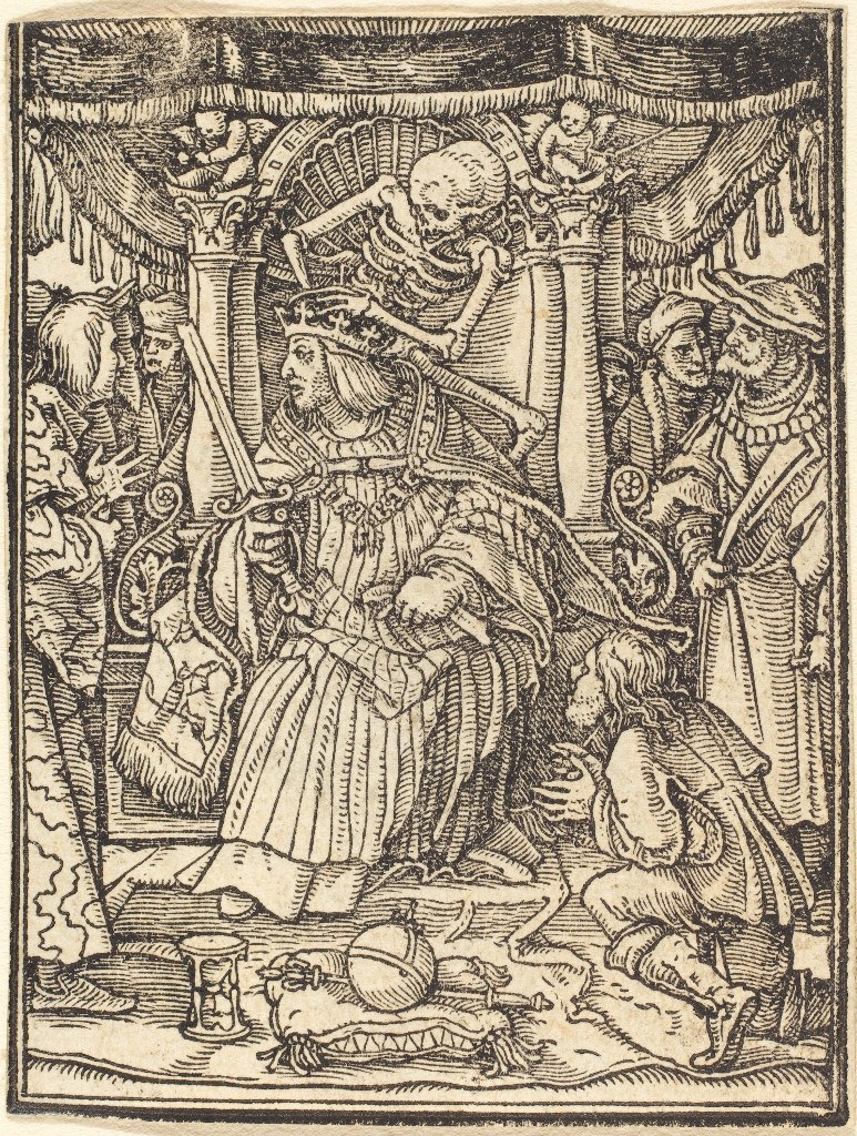 Dance of Death, part 1 - My, Hans Holbein the Younger, Dance of Death, Engraving, Middle Ages, Longpost