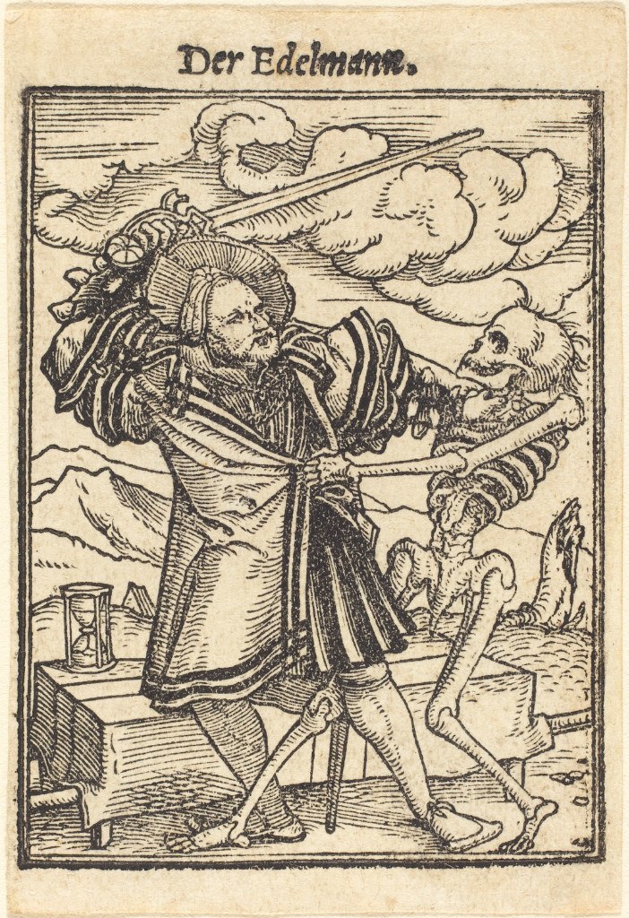 Dance of Death, part 1 - My, Hans Holbein the Younger, Dance of Death, Engraving, Middle Ages, Longpost