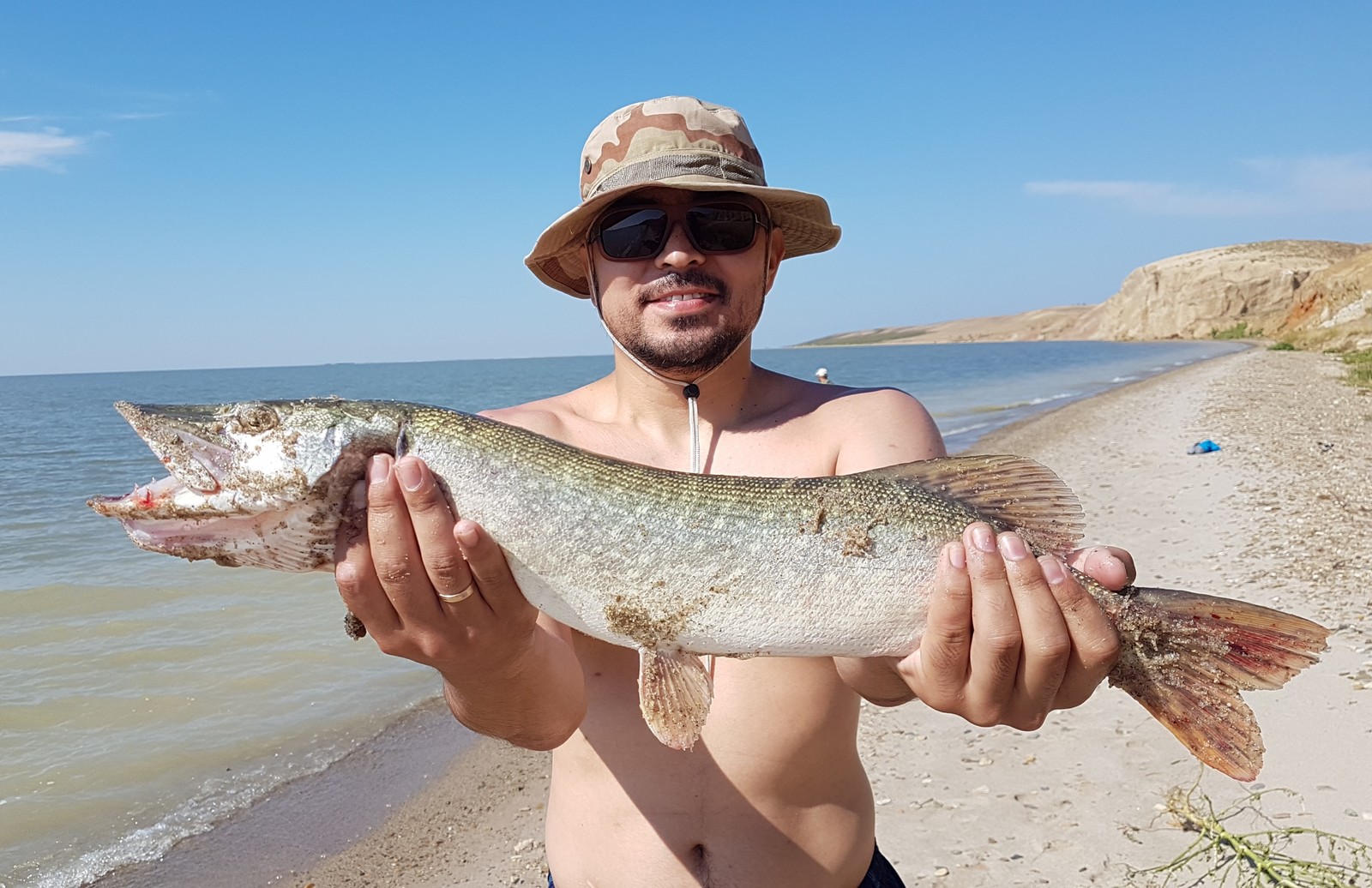 Fishing on Lake Zaisan (Kazakhstan) - My, Fishing, Spinning, , Longpost