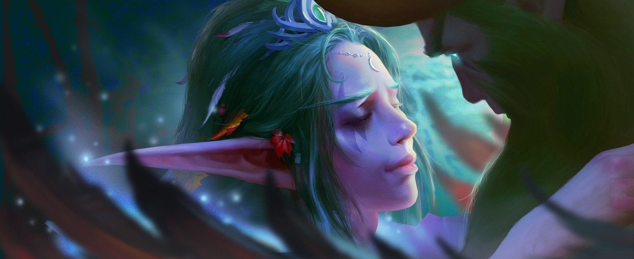 Sensual work by Ears nie. - Wow, World of warcraft, Warcraft, Blizzard, Game art, Art, Creation