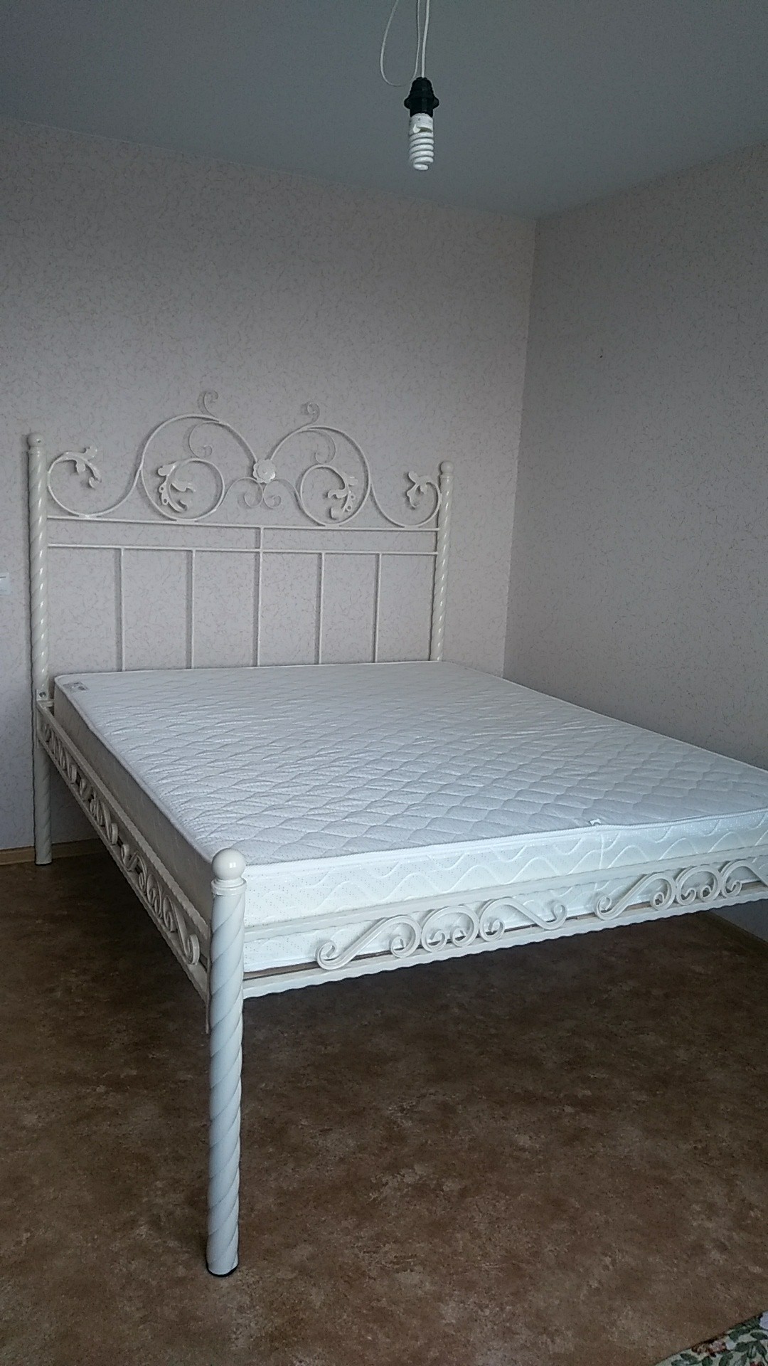 Bed Hand made-3 - My, Bed, With your own hands, Forging, Homemade, Longpost