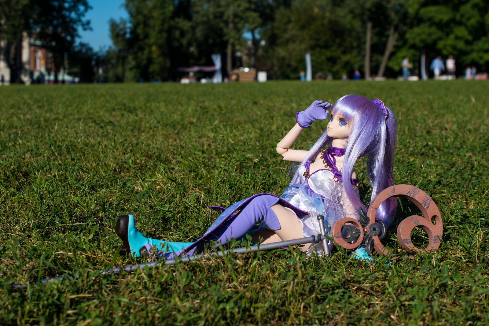 DollfieDream - Medeika in Tsaritsyno - My, Dollfiedream, Jointed doll, Medea Lily, The photo, Hobby, Anime, Longpost