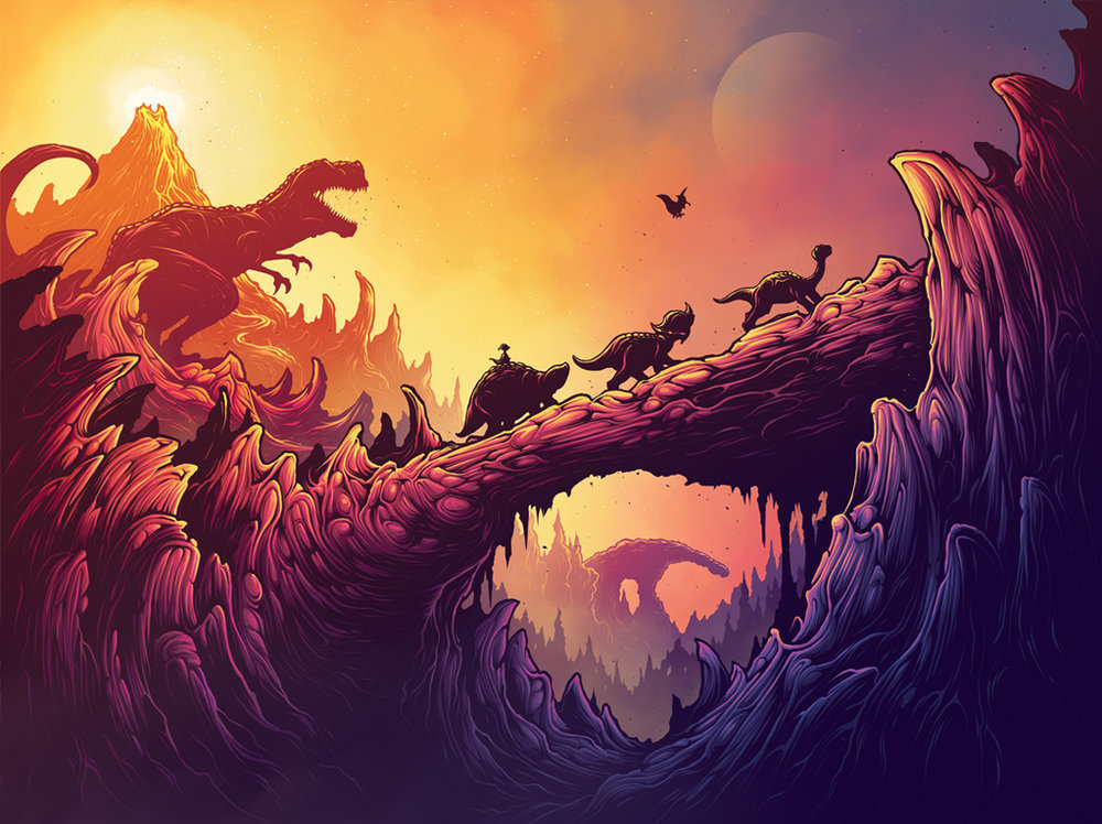 Gorgeous art by Dan Mumford - Art, Dark tower, Iron maiden, , , Keltuzad, , Longpost, Stephen King's dark tower, The Big Commotion in Little China