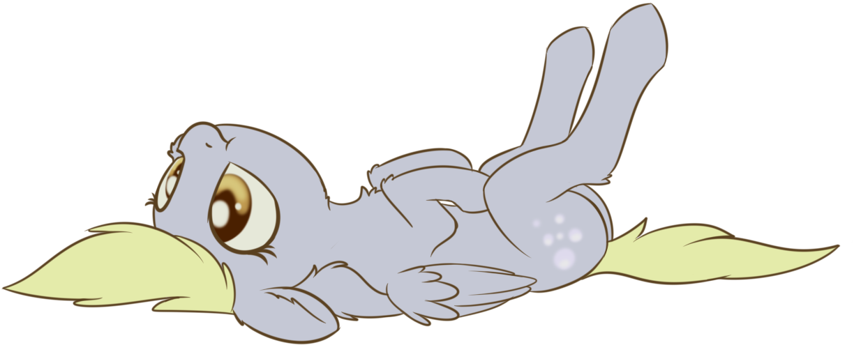 Tired by Dusthiel - My Little Pony, PonyArt, Derpy Hooves, Dusthiel