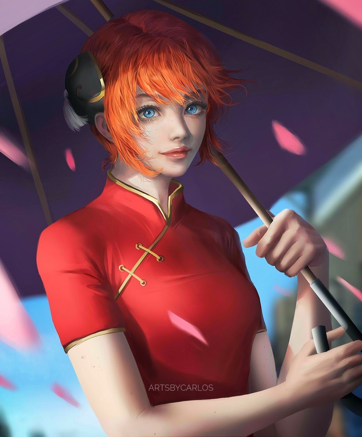 Kagura - Anime Art, Аниме, Gintama, Kagura, Artsbycarlos