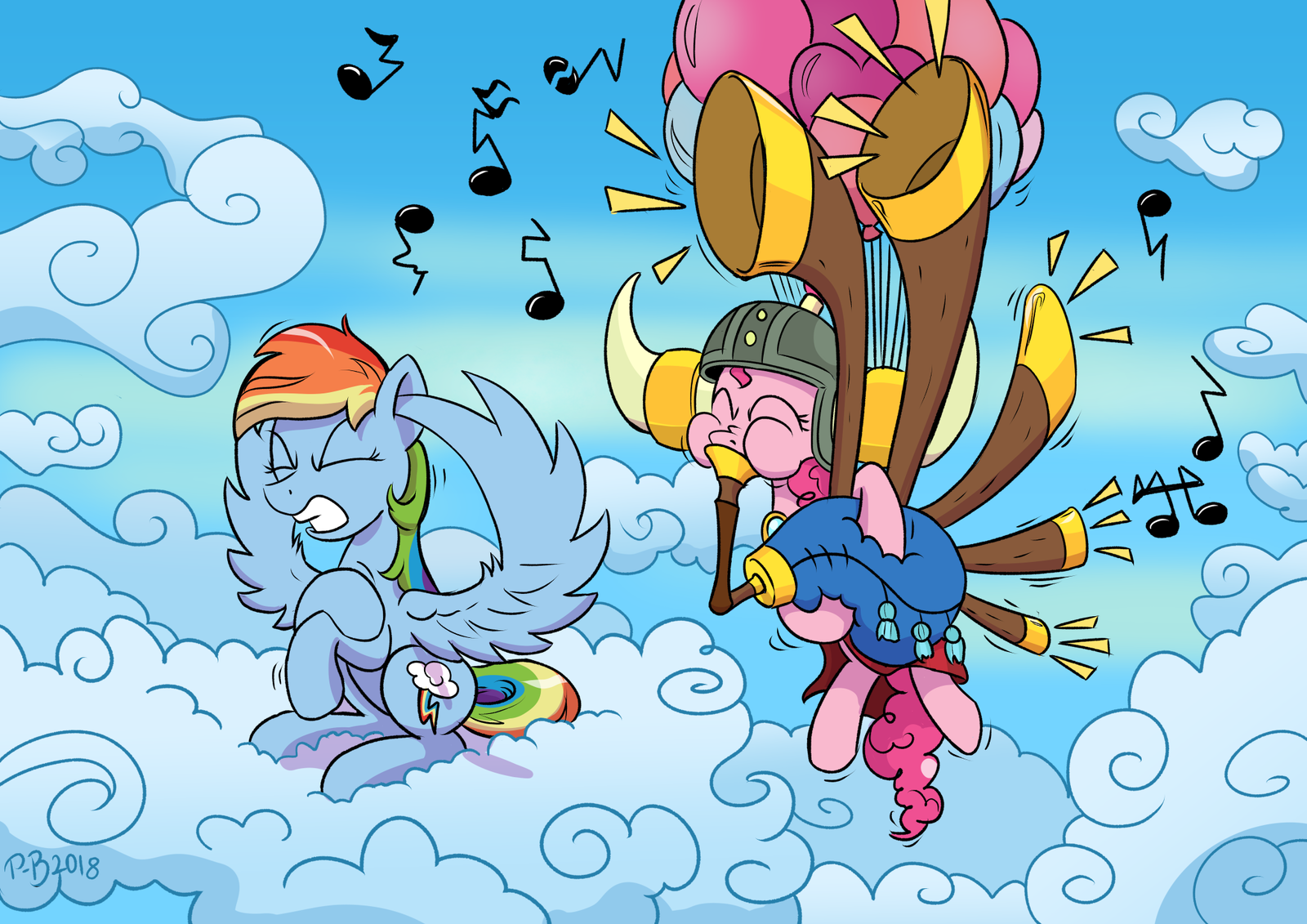 Pinky will get you anywhere... - My little pony, PonyArt, Pinkie pie, Rainbow dash, Pony-Berserker