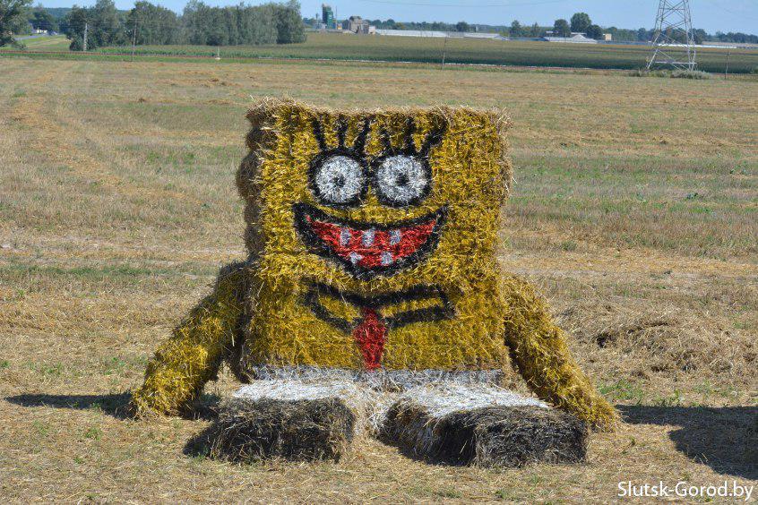 In Slutsk there is a competition of straw figures. - Straw, Competition, Republic of Belarus, Creation, Creative, Longpost