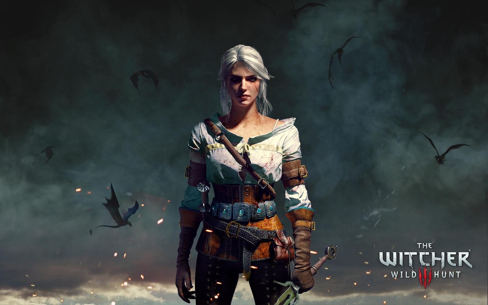 Ciri. - My, Ciri, The Witcher 3: Wild Hunt, Games, Portrait, Oil painting, Painting, Oil paints, Longpost, Witcher