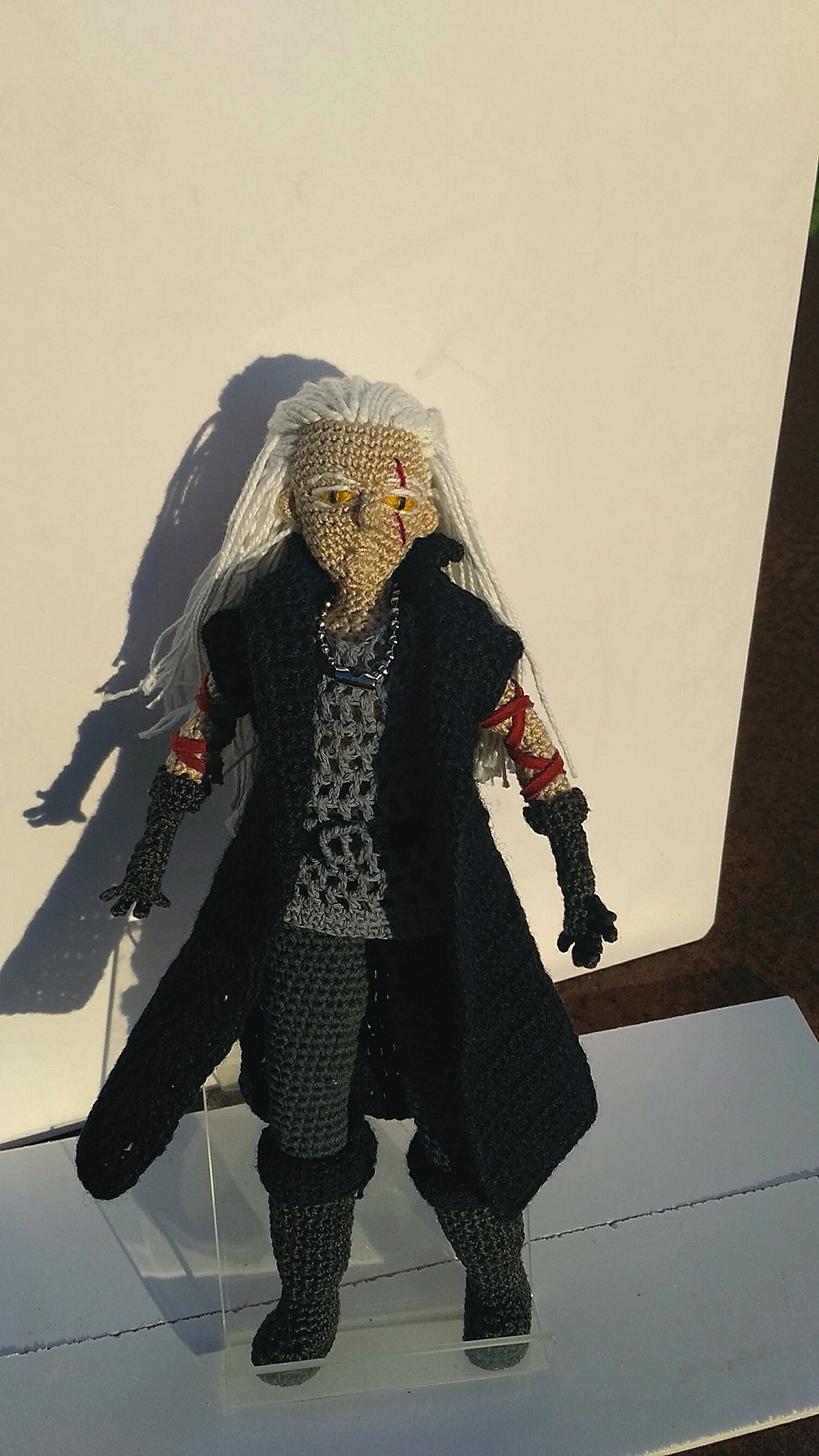 Knitted Witcher - Knitting, Amigurumi, Witcher, Geralt of Rivia, Longpost