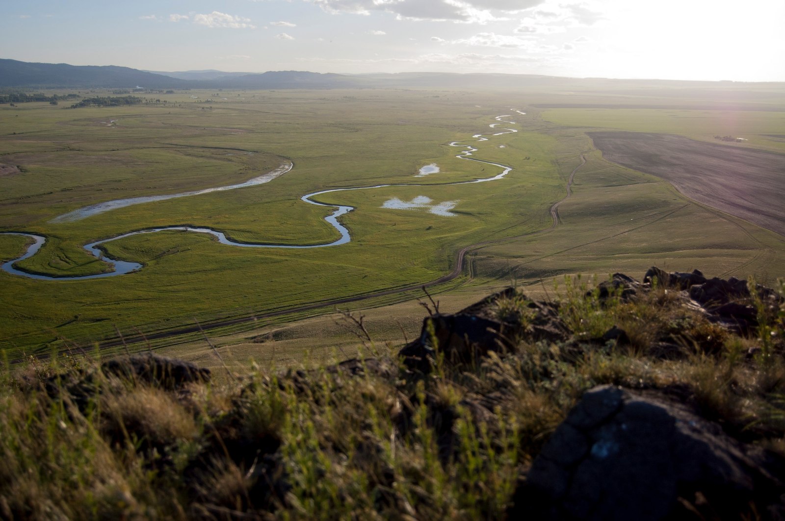 Mountain Three brothers, Khakassia. - Khakassia, Nature, Liberty, Longpost, Horses