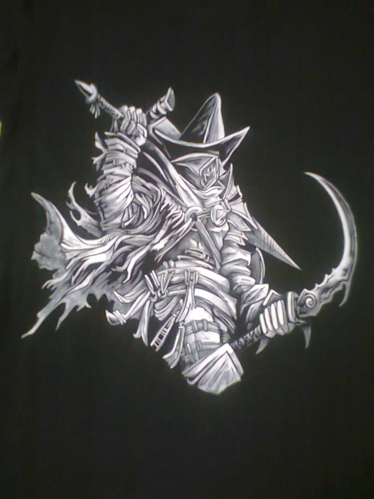 Painting clothes based on games - My, Needlework without process, Acrylic, , Creation, World of warcraft, HOTS, Dark souls, Longpost