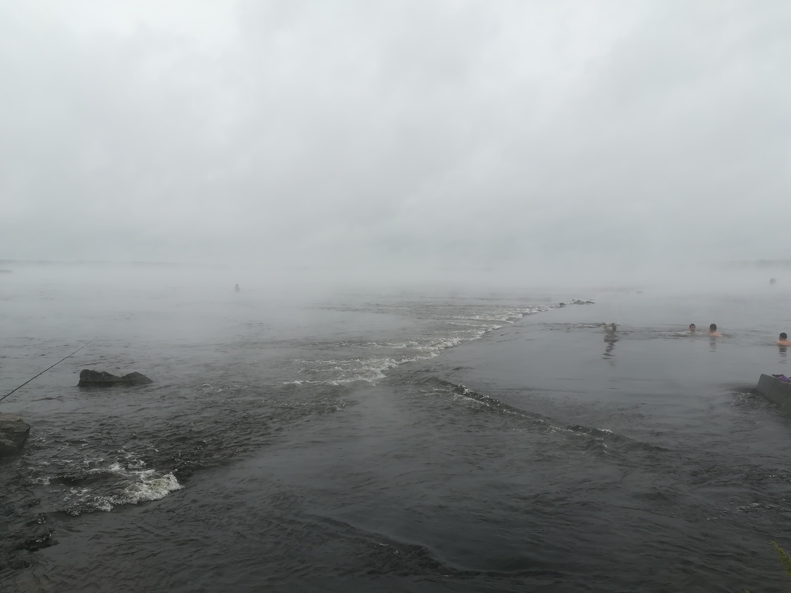 Reftinskoe reservoir - My, Nature, Reftinskiy, Steam